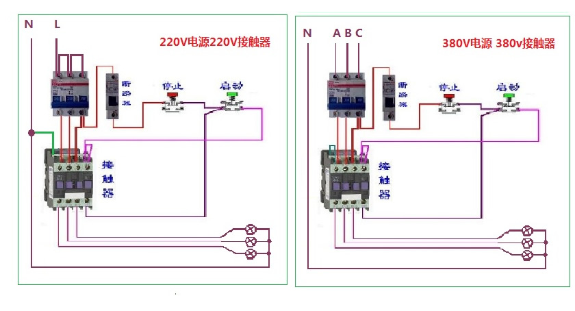 220v交流接觸器接線圖,第3張 220v交流接觸器接線圖,第3張